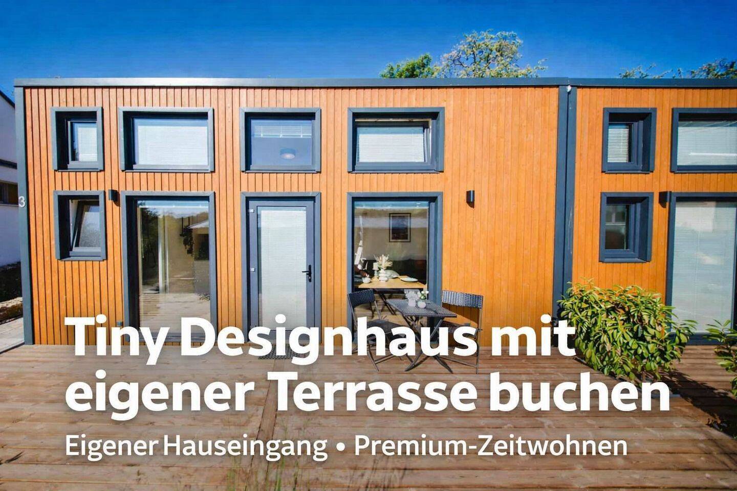                                                               Komplett ausgestattetes Tiny Designhaus zur Alleinnutzung - mit privater Terras&hellip;                                                       in Eisingen (Würzburg)