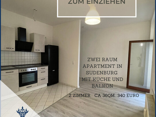 Hochwertig Sanierte 2Raumwohnung im Herzen Sudenburg, mit Balkon und Küche