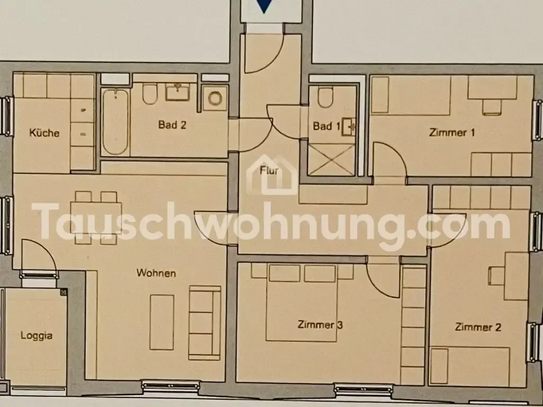 [TAUSCHWOHNUNG] 4-R-Whg gegen ähnlich große Whg in Zentrum Ost/Babelsberg