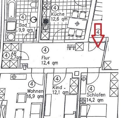 Stadt und Natur vereint: Geräumige 3-Zimmer Wohnung, 300m vom Auwald entfernt.