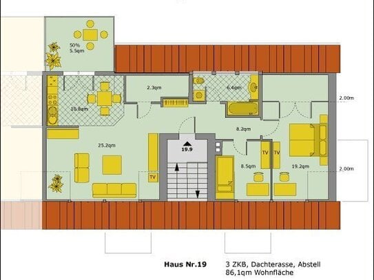 LEBEN UND WOHNEN IM HANSEVIERTEL | Dachterrasse | Stellplatz optional