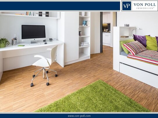 Für Kapitalanleger - vermietetes 1-Zimmer Apartment in zentraler Wohnlage