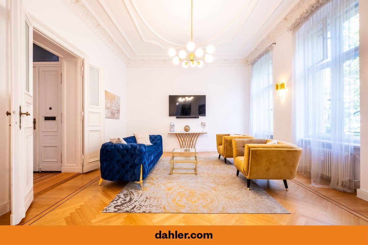 Möblierte 5-Zimmer-Altbauwohnung in ruhiger Lage nahe KaDeWe - Foto 1