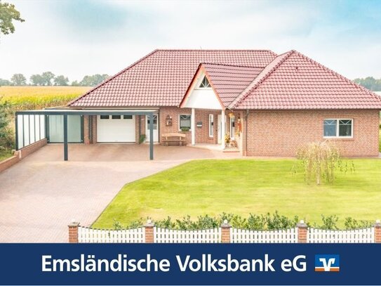 RESERVIERT: Traumhafter Bungalow in Surwold - Großes Grundstück mit unverbautem Blick