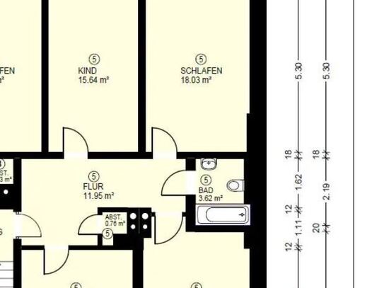 Sanierte 3 Zimmerwohnung mit Einbauküche in Koblenz zu vermieten!