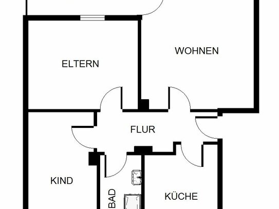 3-Zimmer-Wohnung in Gelsenkirchen Hassel