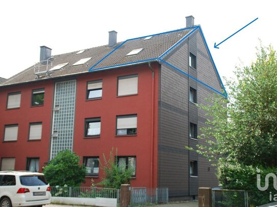 Dachgeschosswohnung mit großer Loggia und herrlichem Blick ins Grüne in Recklinghausen-Süd