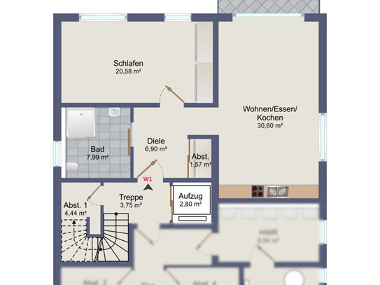 METTLACH: 72 M² A + WOHNUNG NEUBAU / PROJEKTIERT / HÖHENLAGE