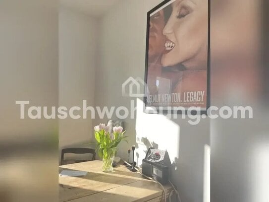 [TAUSCHWOHNUNG] Tausche helle schöne 2 Zimmer Wohnung mit Garten und Keller