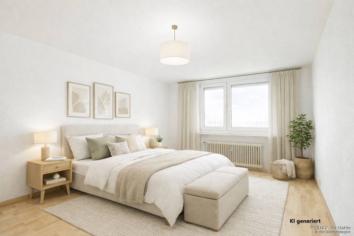 Immobilie in Oberasbach - Großzügige 2-Zimmer-Wohnung mit Balkon und Tiefgaragenstellplatz - Bild 0