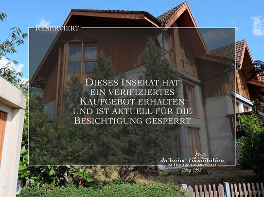 Reihenendhaus mit Garage in Südhang-Lage in Lenzkirch