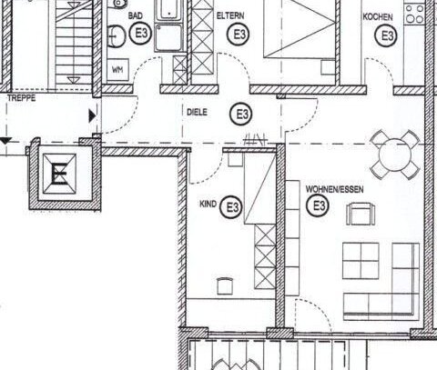 Schöne 3-Zimmerwohnung im Erdgeschoss