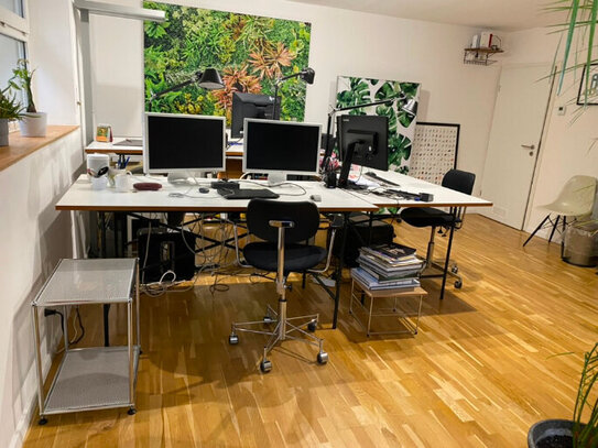 Arbeitsplatz im Coworking Space in Stuttgart West - All-in-Miete