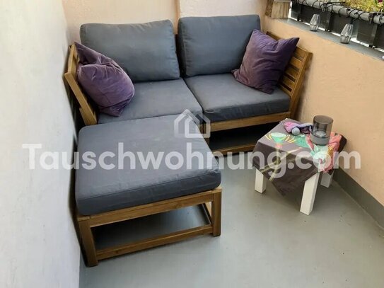 [TAUSCHWOHNUNG] Altbauwohnung mit Balkon, Gartenmitbenutzung und Fensterbad