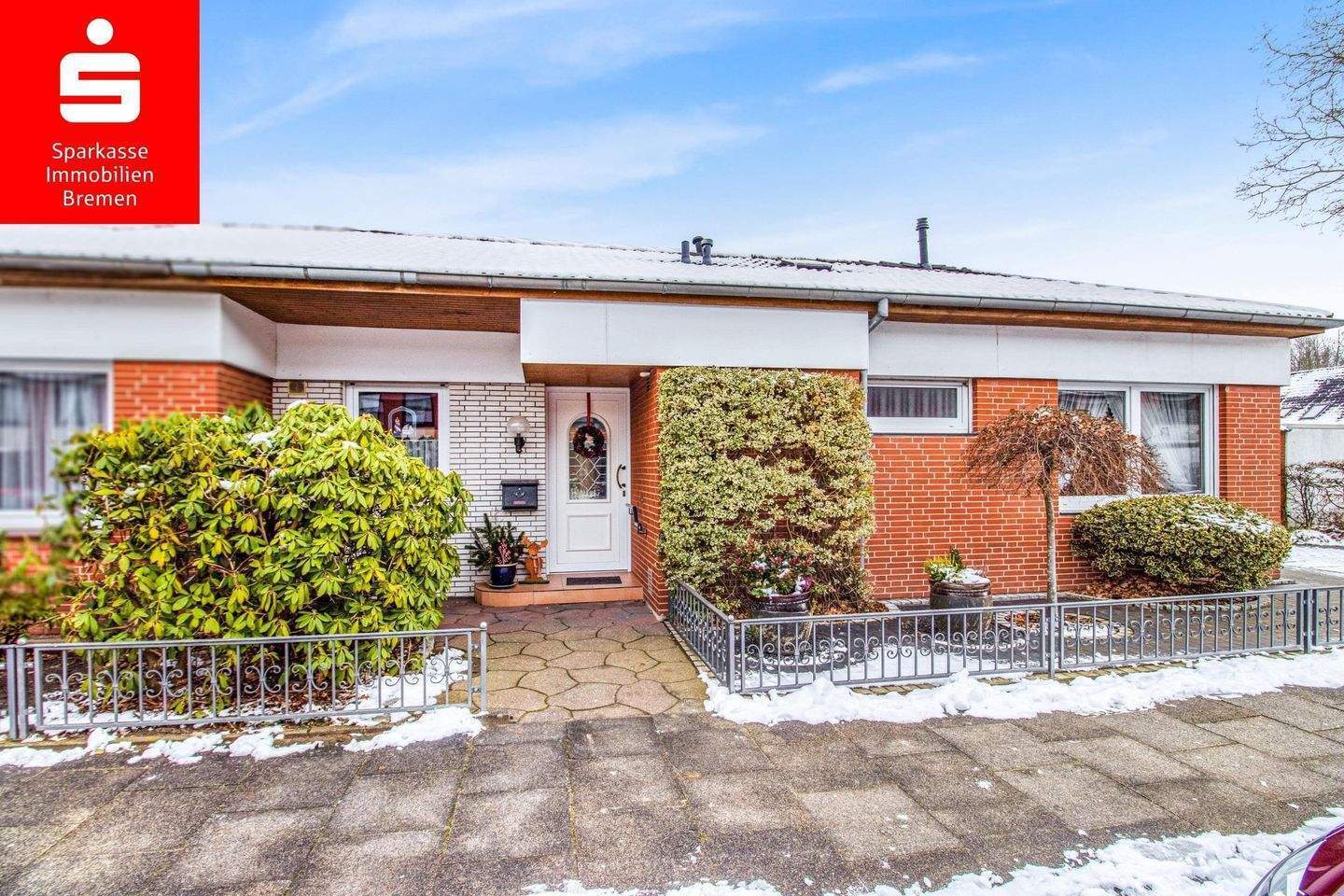 Bremen-Kattenesch: Reihenend-Bungalow mit Garage in ruhiger und bevorzugter Wohnlage