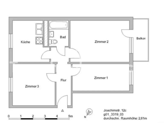 [TAUSCHWOHNUNG] Helle 3 Zimmer Wohnung am Rosenthaler Plat