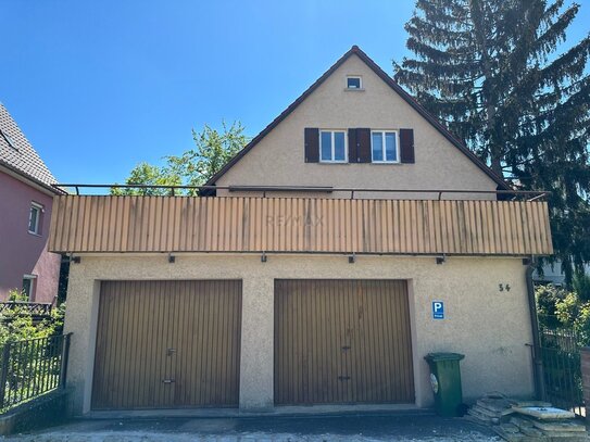 Wohnung mit Terrasse, Garage, Büro mit WC, Garten und separater Einheit zum Vermieten!