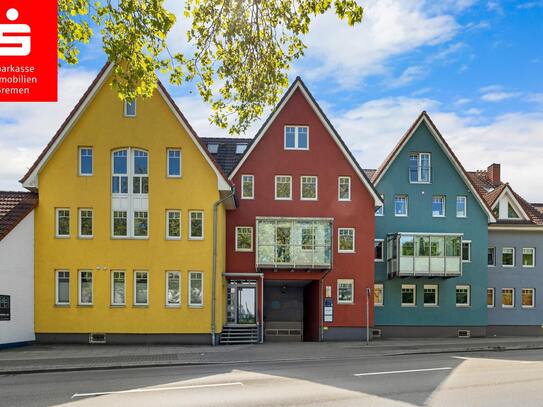 Barrierefreie Wohnung/Büro mit Fahrstuhl und Tiefgaragenstellplatz in zentraler Lage von Vegesack