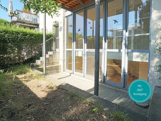 Wunderschöne 2 Raum Maisonette-Whg. mit sonniger Terrasse und kleinem Wohnungsgarten