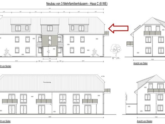 Neubau einer Eigentumswohnung in 25746 Heide - Dachgeschoß (ETW 8)