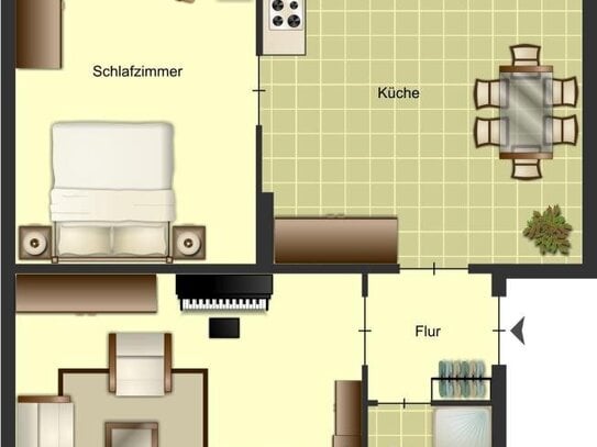 Demnächst frei! 2-Zimmer-Wohnung in Bocholt