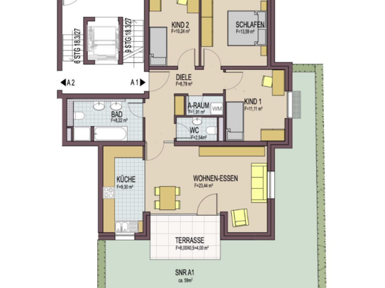 Erdgeschoss Wohnung mit Garten in TOP Lage