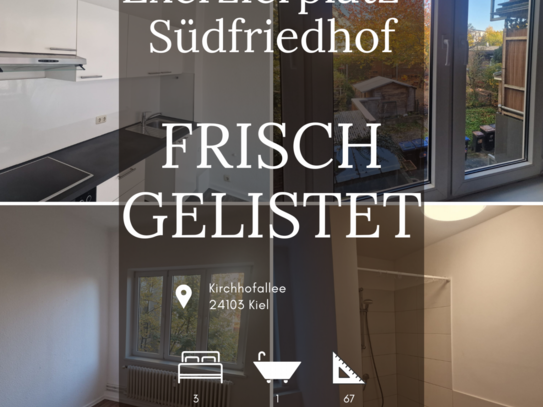 3-Zimmerwohnung in zentraler Lage | Lütt Immobilien | Ihr Lieblingsmakler für Kiel und Umgebung