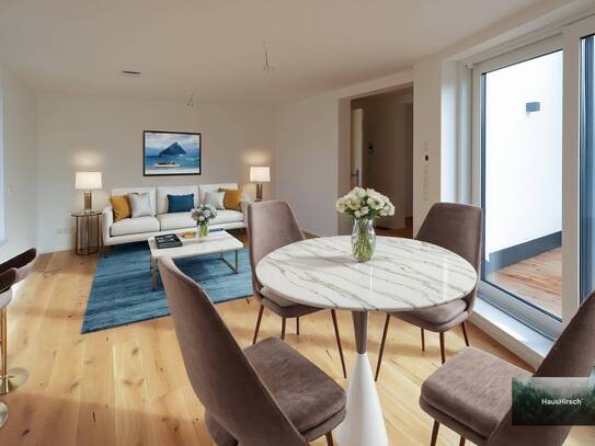 Exklusives 2-Zimmer Penthouse in einer stilvollen Neubau Mehrfamilienvilla mit traumhafter Terrasse