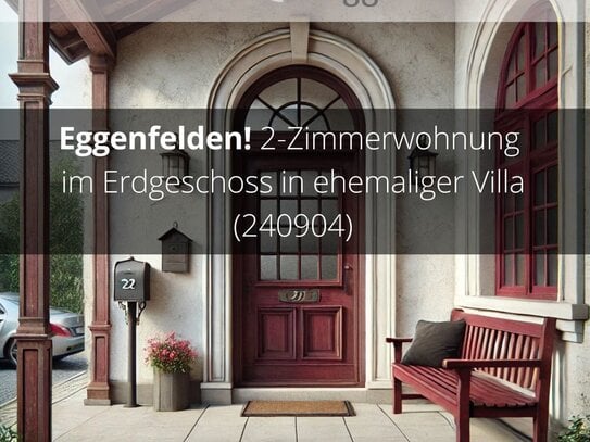 Eggenfelden! 2-Zimmerwohnung im Erdgeschoss in ehemaliger Villa (240904)