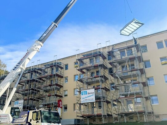 Frisch saniert schon probiert? 3-Raumwohnung mit schönem Ausblick