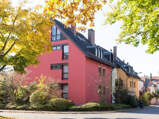 1-Zi-Wohnoase in Bestlage von Nbg-Mögeldorf mit Garten-Terrasse, eig. Gartenanteil, Einbauküche, TG