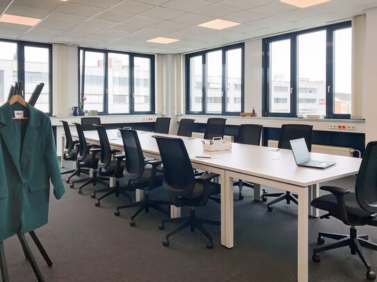 All-inclusive-Zugang zu professionellen Büroräumen für 10 Personen in Regus Oderturm