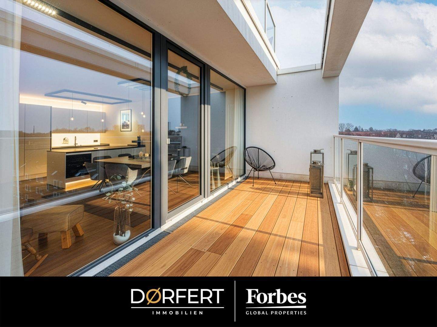 Bond und Bunker | Maisonette-Wohnung über Hamburgs Dächern