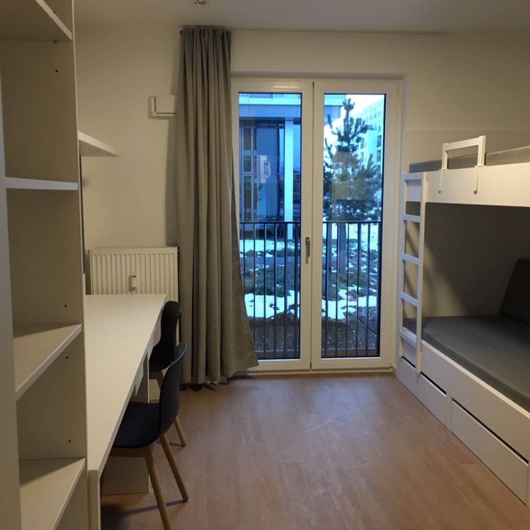 Möbliertes Stundentapartment für 1-2 Personen incl. Fitness- und Gemeinschaftsräume