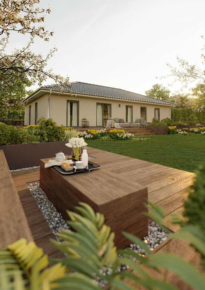 Der massive Bungalow für Familien, die sich Flexibilität wünschen in Großrudestedt OT Kranichborn