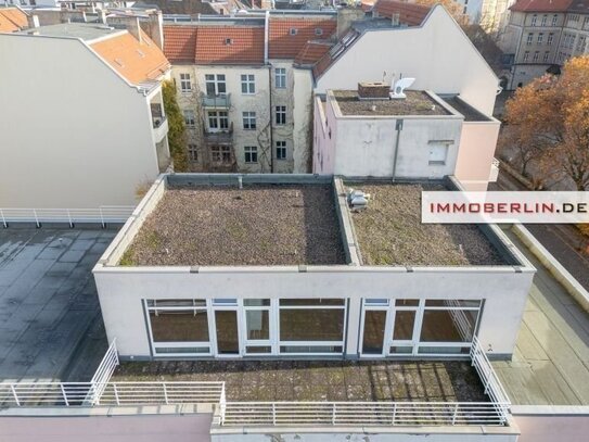 IMMOBERLIN.DE - Echtes Penthouse in Toplage – Sonnige Wohnung mit Südwestterrasse