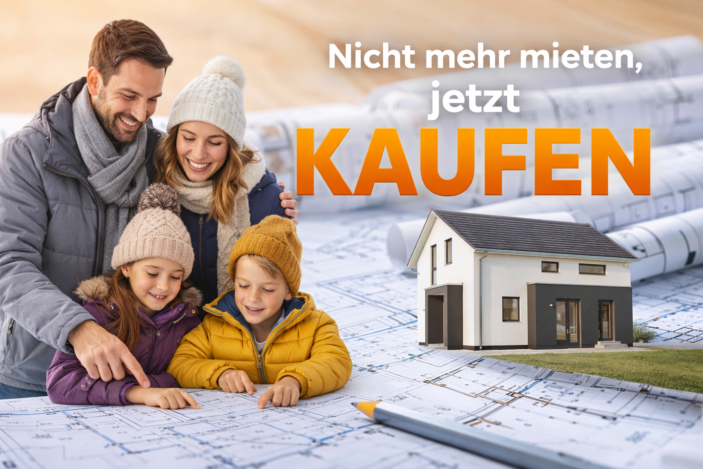 Einfamilienhaus zu mietähnlichen Konditionen - Bauen statt Mieten
