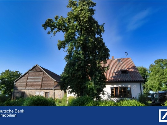 Bauernhof mit Obstgarten, Koppel und Stallungen sowie Scheune im Speckgürtel von Stralsund