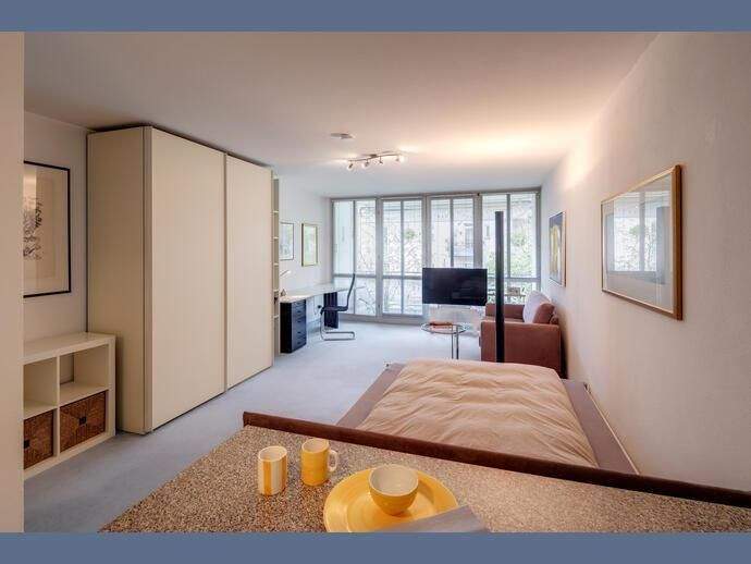 Möbliert: Schönes Apartment, Schwabing Nähe Kurfürstenplatz