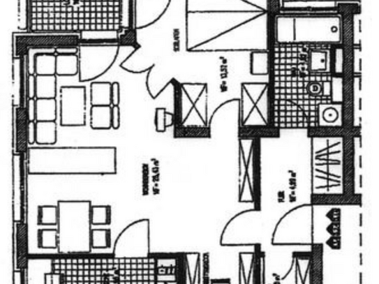 2 Zimmer Wohnung in Französisch Buchholz