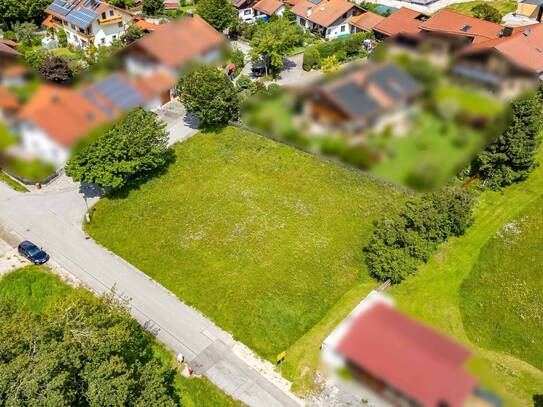 zwei Teilgrundstücke am Ortsrand von Wessobrunn-Forst mit Panoramablick auf die Alpen