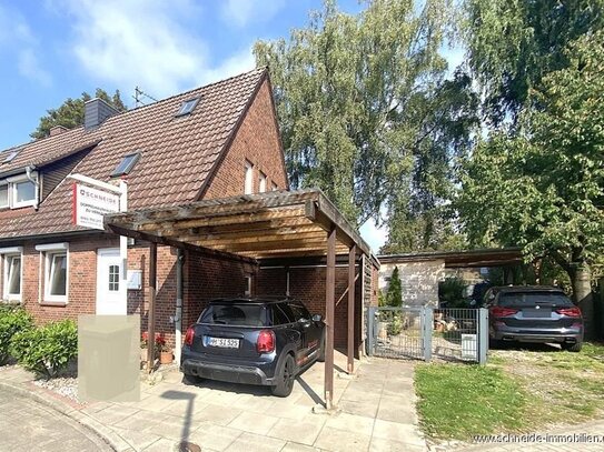 Ideal für die kleine Familie - Doppelhaushälfte mit attraktiven Garten in ruhiger Lage in Neuengamme