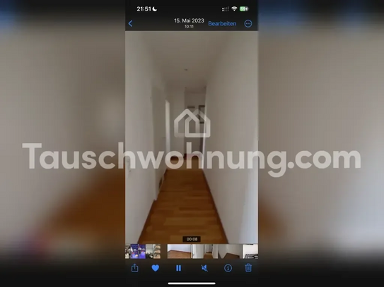 [TAUSCHWOHNUNG] Helle 2-Zimmer-Wohnung nahe Frankfurt gegen größere Wohnung