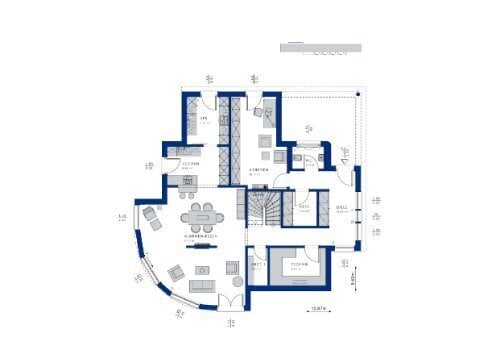 Bodentiefe Fenster und ein Runderker im exklusiven Bien Zenker Design verspricht traumhafte Stunden im Eigenheim inkl.…