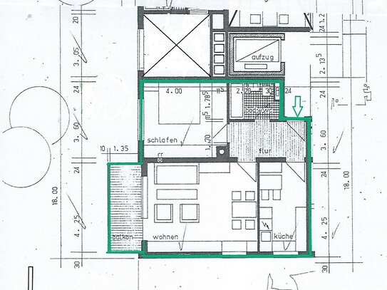 Ideale 2-Zi-Whg. mit Balkon, Aufzug, Hausmeisterservice - Bahn, Bus, Geschäfte in direkter Nähe