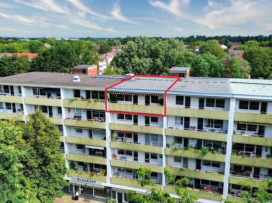 Helle 3-Zimmerwohnung mit Fahrstuhl - Süd-Loggia mit Domblick - in Schwachhausen!