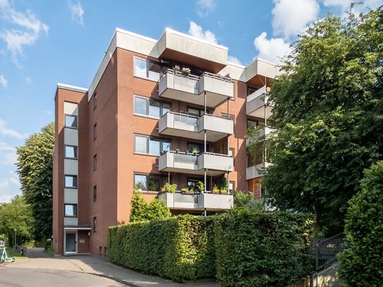 Sonnige 1,5-Zimmerwohnung in Hamburg-Lokstedt mit Dachterrasse und Balkon