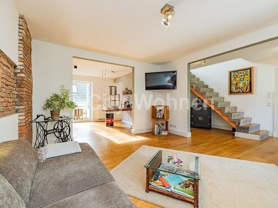 Schöne Maisonettewohnung mit Balkon in kernsaniertem Altbau in Hamburg-Barmbek