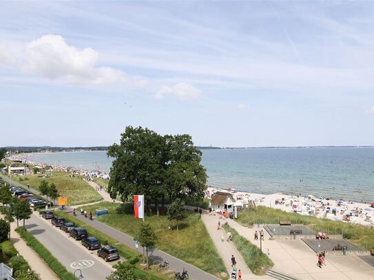 Exklusives Apartment in 1. Reihe an der Ostsee - Meerblick - Strand und mitten drin !