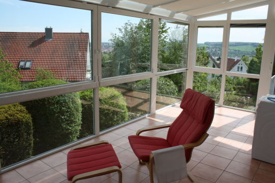 3-Zi EG Whg 125 m² mit EBK, + beh. Wintergarten incl. Stellplatz - UL-Eselsberg - Alpensicht-